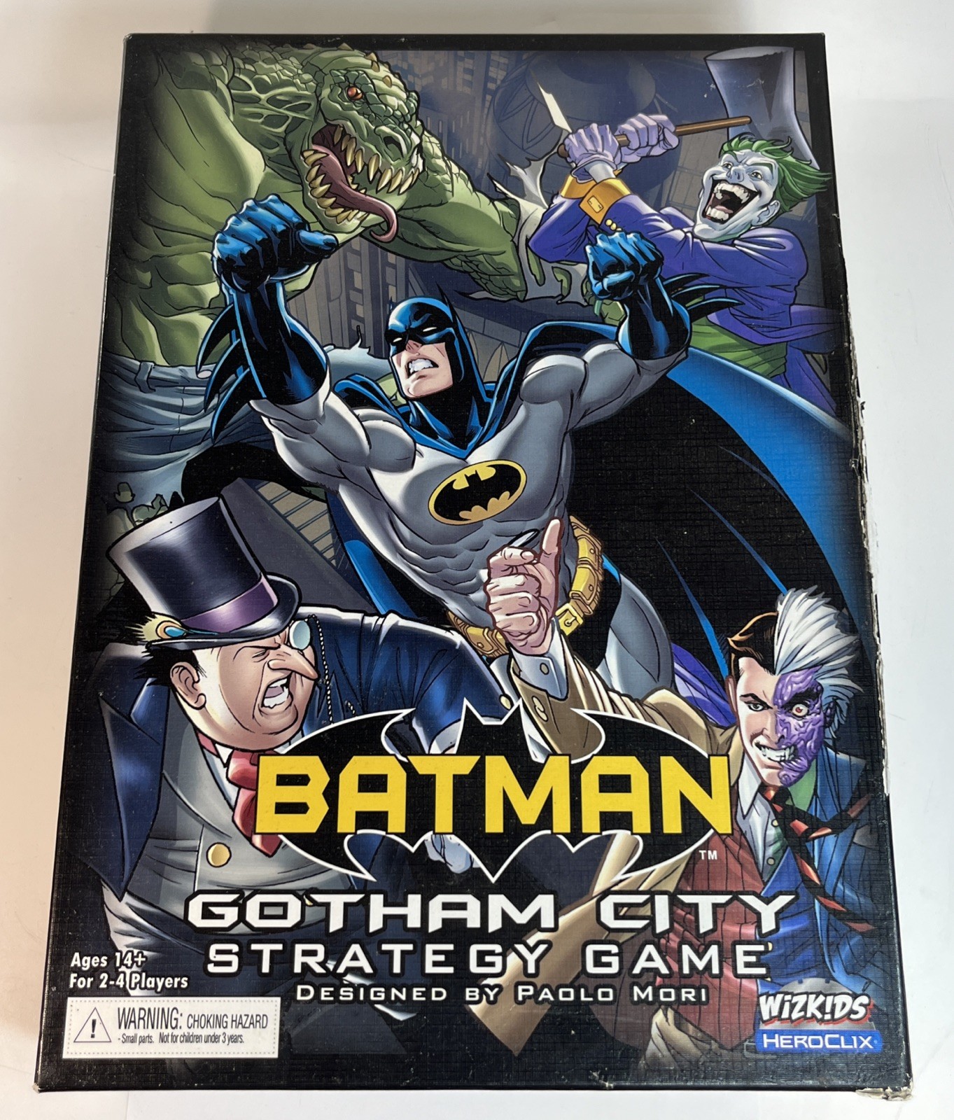 HeroClix DC – Batman Gotham City Strategy Board Game Wizkids 100% Complete