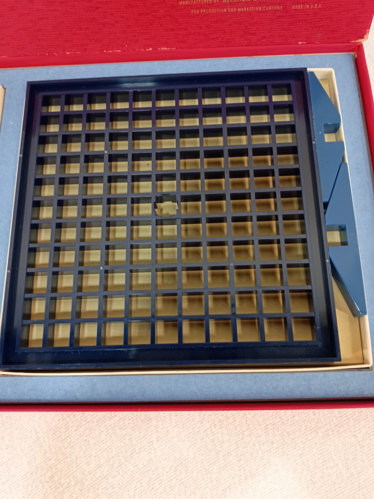 Vintage 1966 Scrabble RSVP 3D Crossword Game Selchow & Righter 74/75 Blocks
