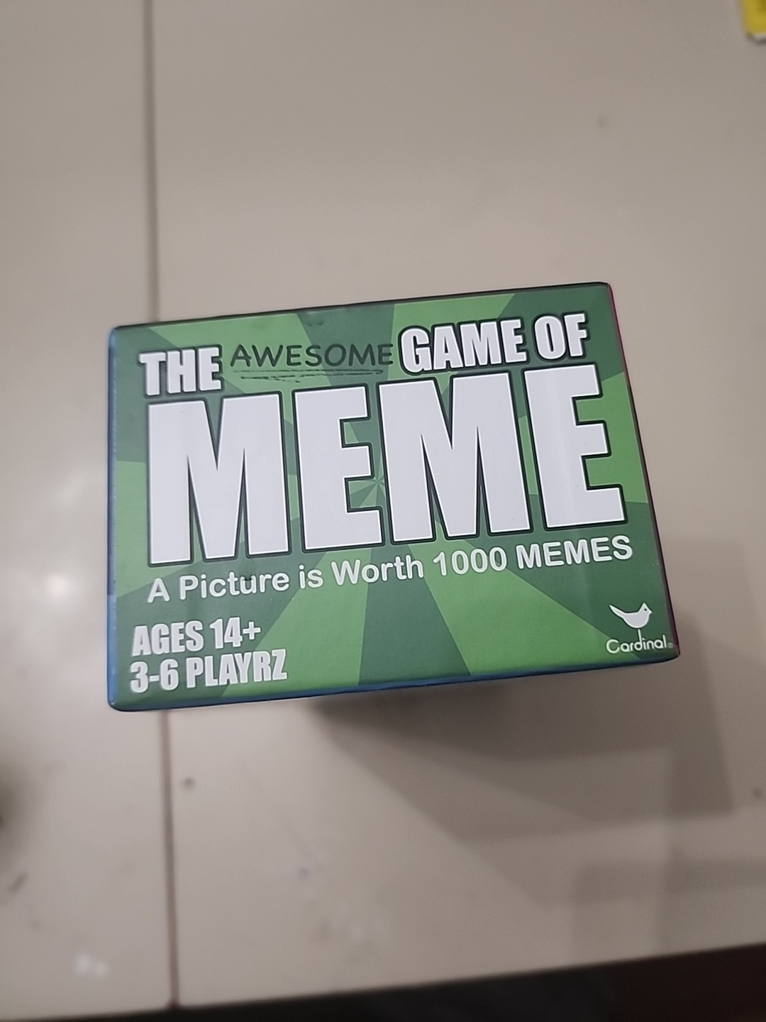 The Awesome Game of Meme Cards Game Box Ages 14+ 3-6 Players Fast Shipping Game