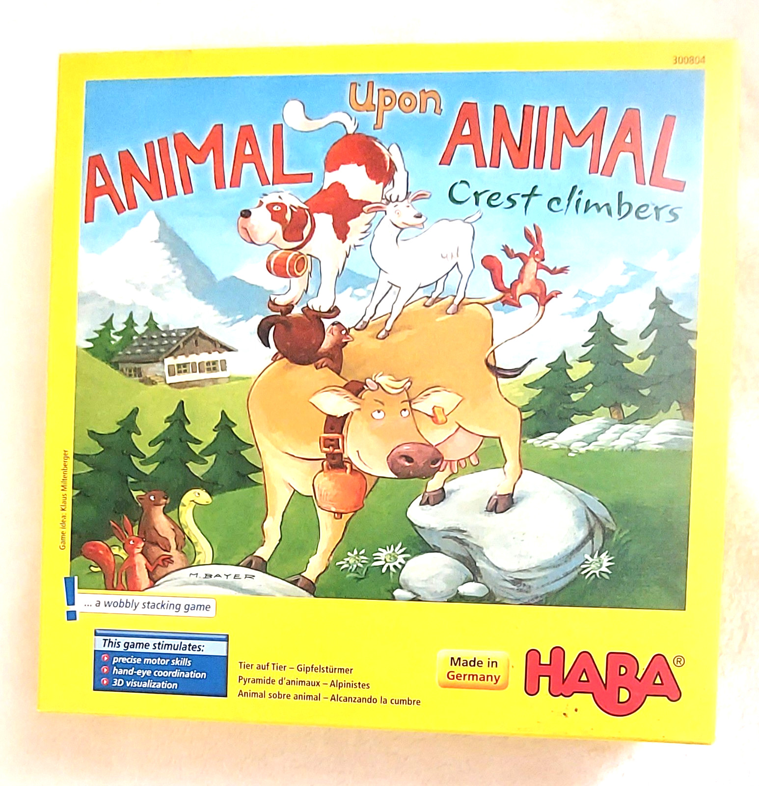 Haba Animal Upon Animal Crest climbers Wooden Stacking Game
