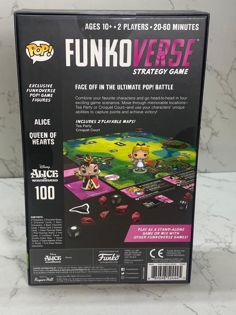 Funkoverse 2021 Alice In Wonderland Disney Strategy Game CHASE FUNKO POP -SEALED
