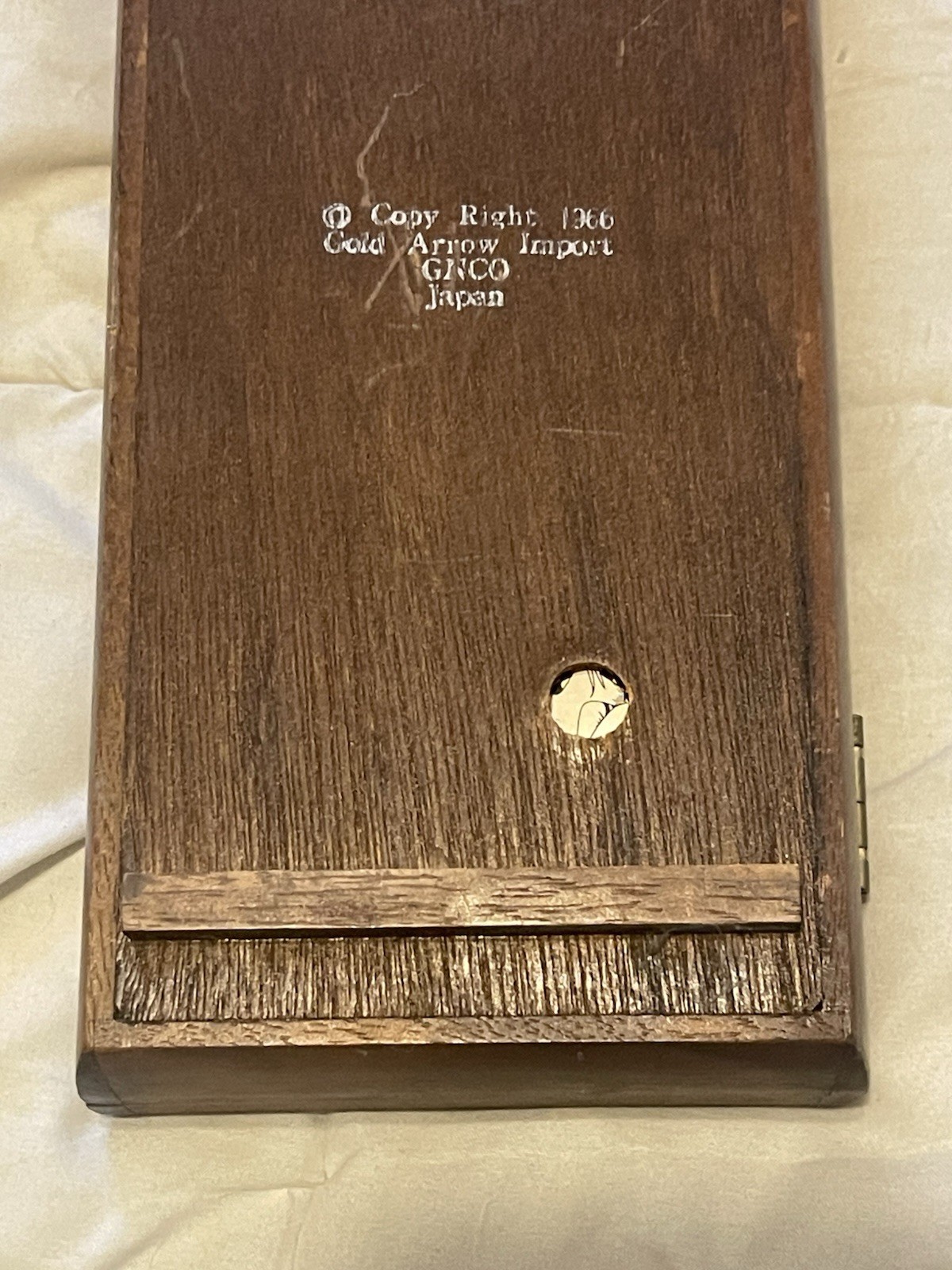 VTG Executive Jewel Box and Game Center Wooden Dice Cards Poker Chips Craps