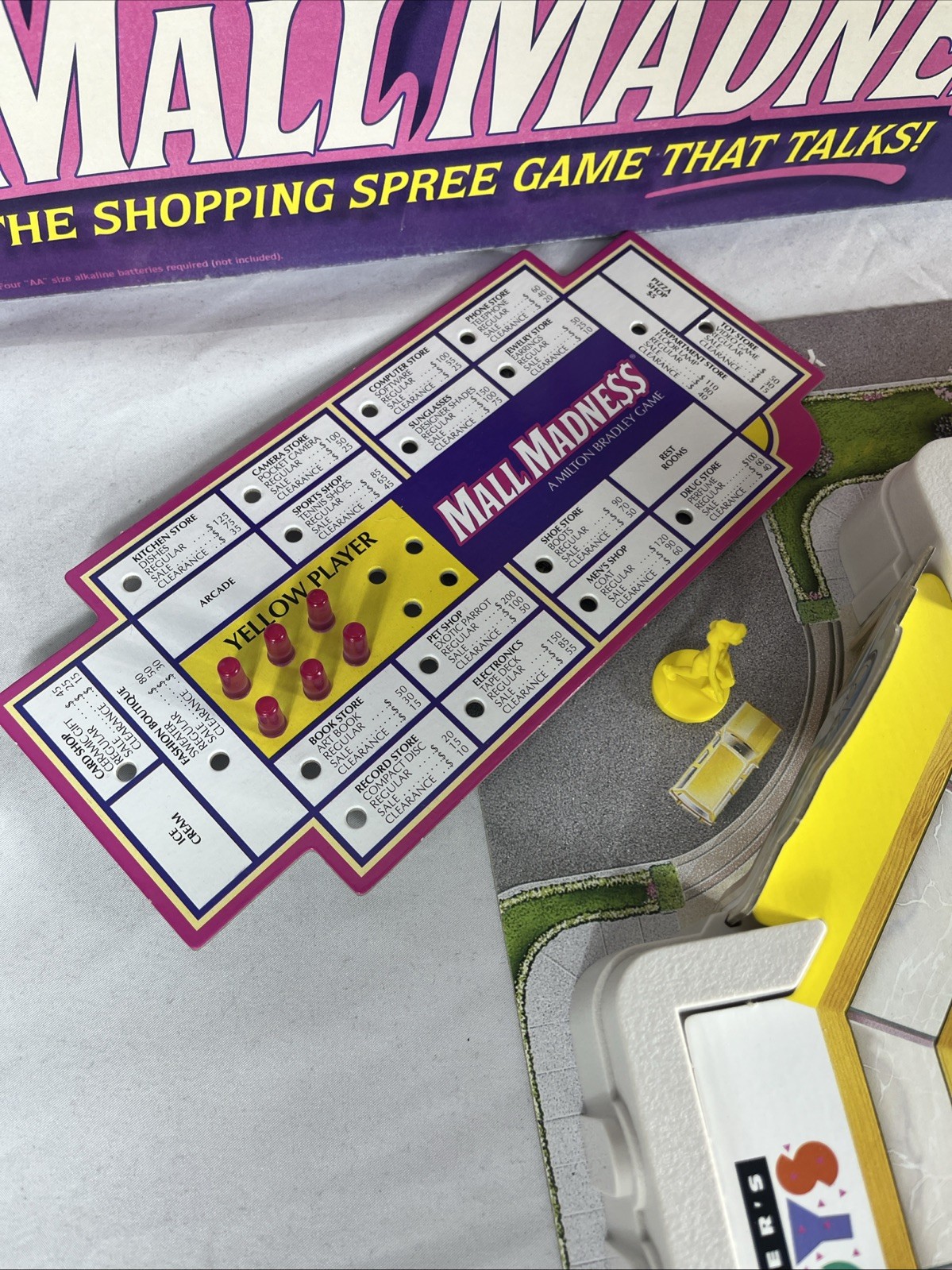 Electronic Mall Madness Milton Bradley-100% Complete w/ Working Electronic Unit