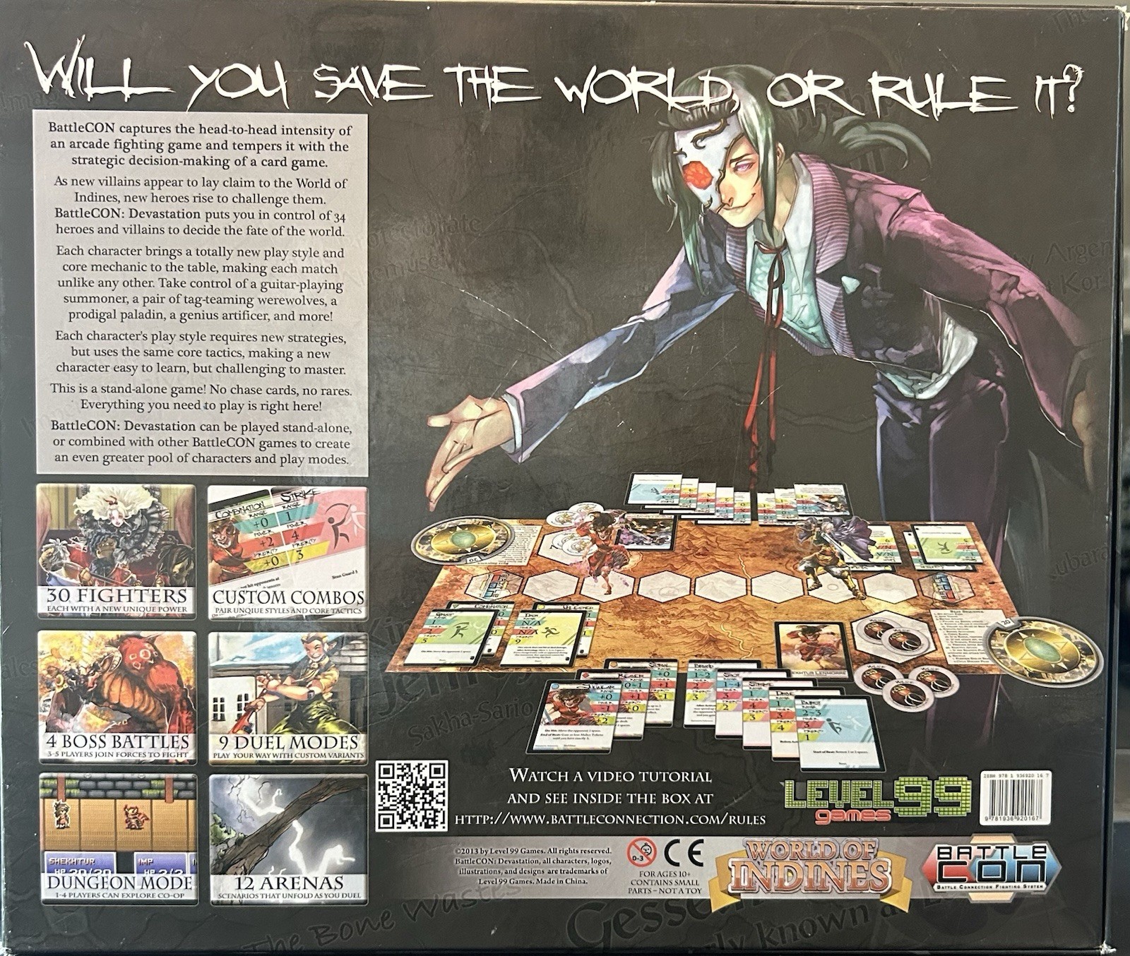 BattleCON Devastation Of Indines Card Game Complete Level 99 Complete