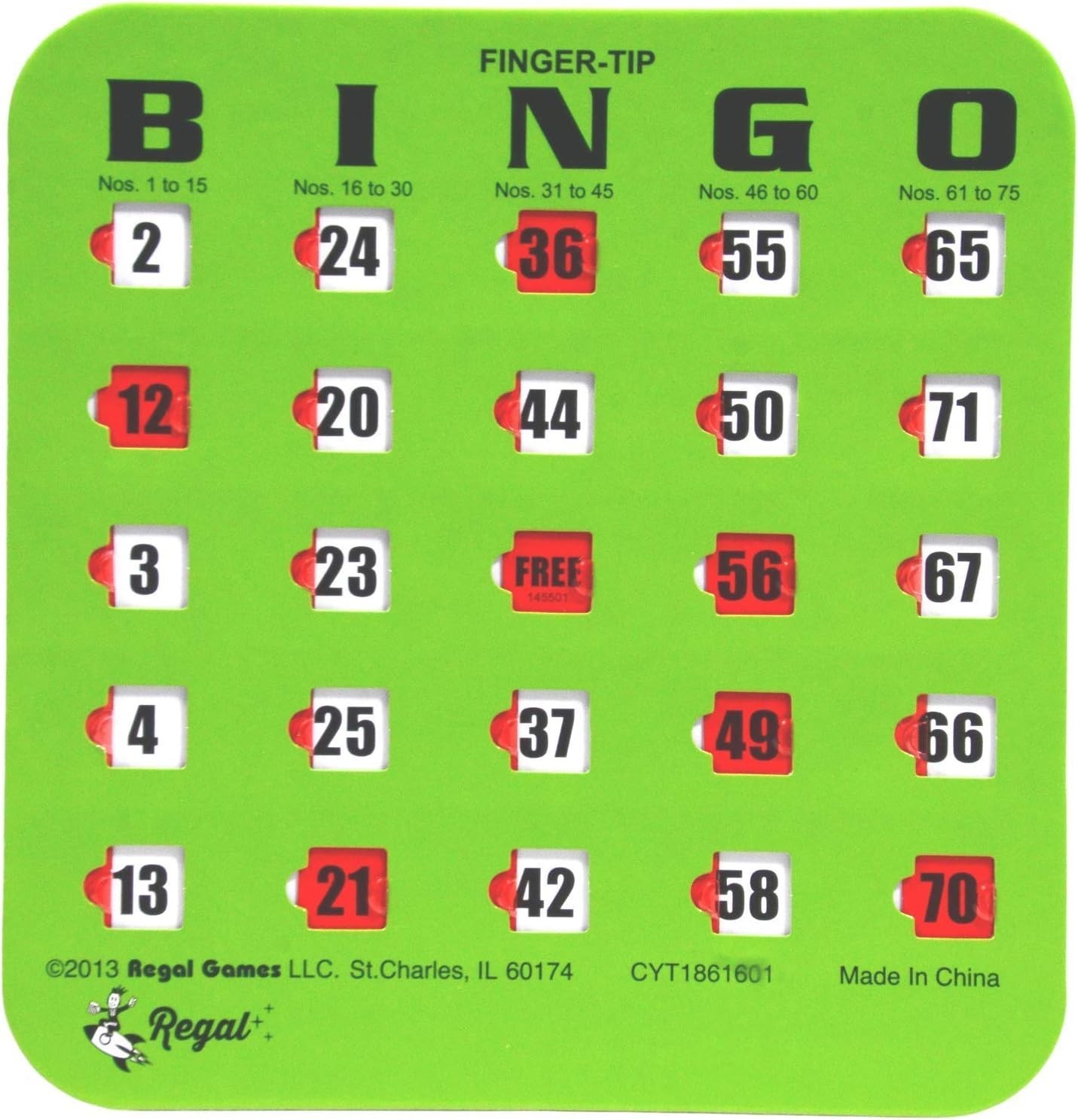 Travel-Ready Bingo Game Cards – Large Print, 25 Pack