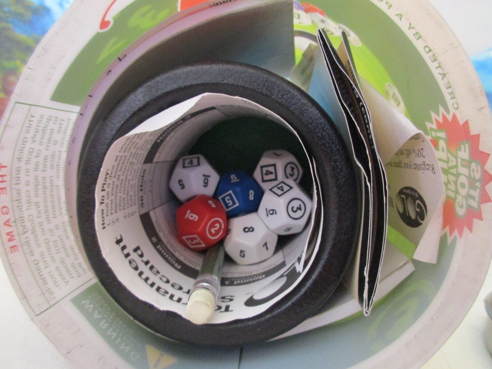 Golo Golf Dice Game By IGOLO “It’s Golf In Cup” 1 or More Players 8&Up, Complete