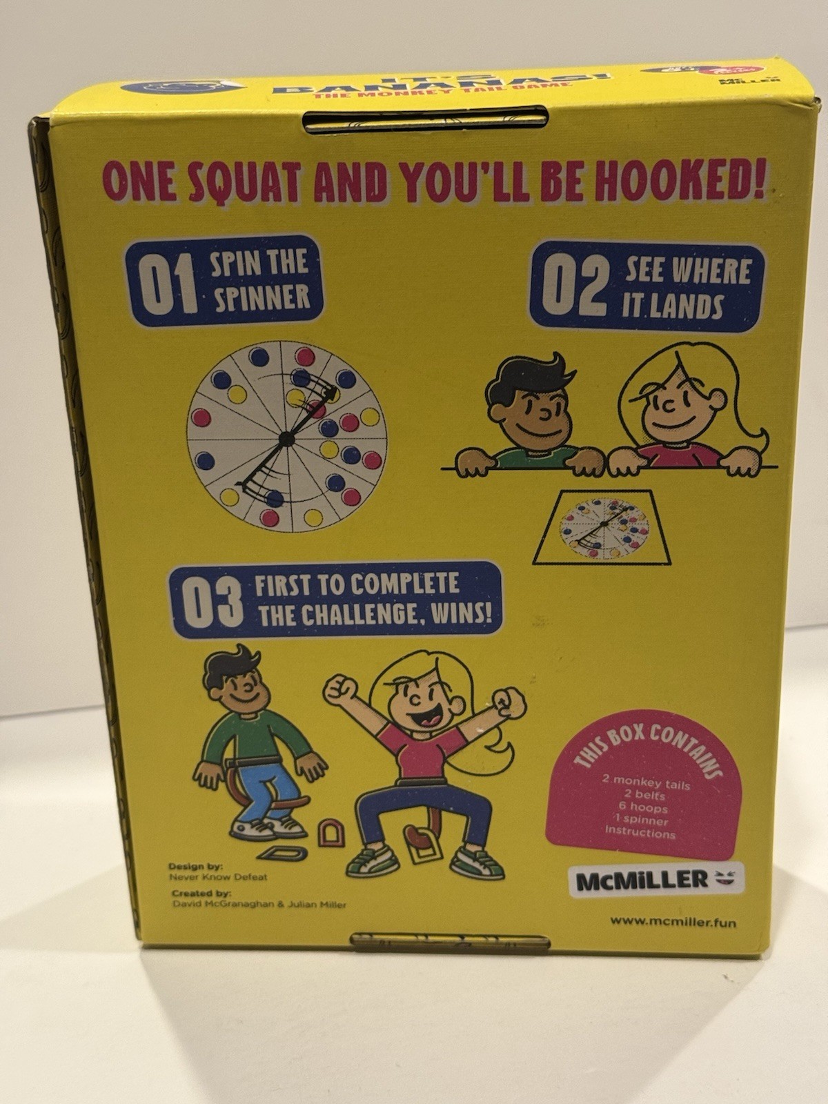 It’s Bananas! The Monkey Tail Game 2022 Party Game McMiller – New/Sealed