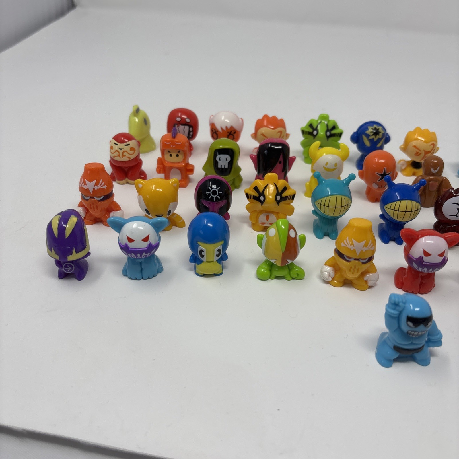 Vintage Gogos Crazy BonesAssorted Mini Figures Mixed Lot Of 41
