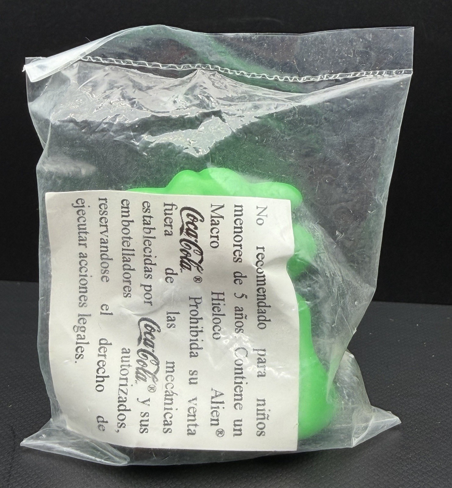 Coca-Cola Crazy Bones Macro Alien Painted Loose Figure EXTREMELY RARE