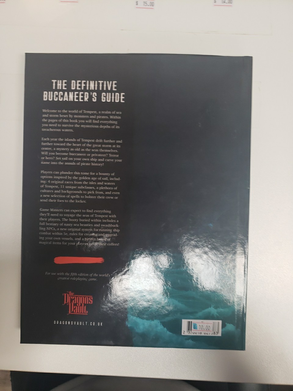 Tempest: A Seafarer’s Sourcebook Hardcover – D&D 5e Nautical Expansion