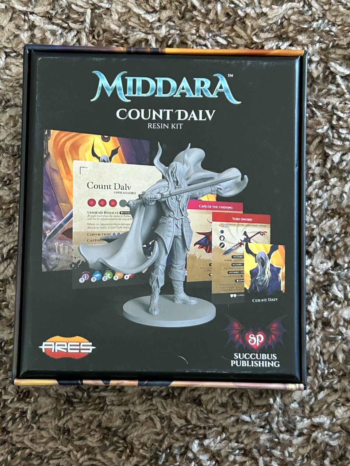Middara Board Game: Count Dalv, Complete