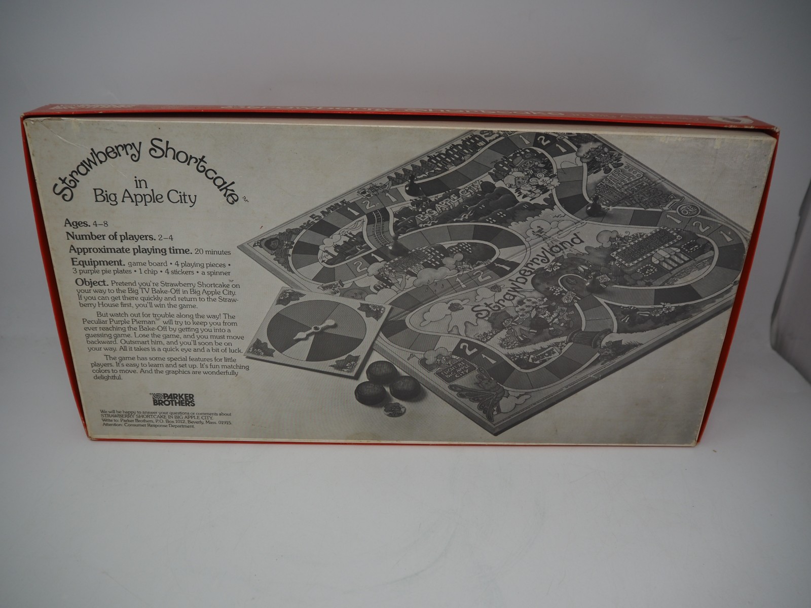 Vintage 1980s Strawberry Shortcake in Big Apple City Board Game Complete