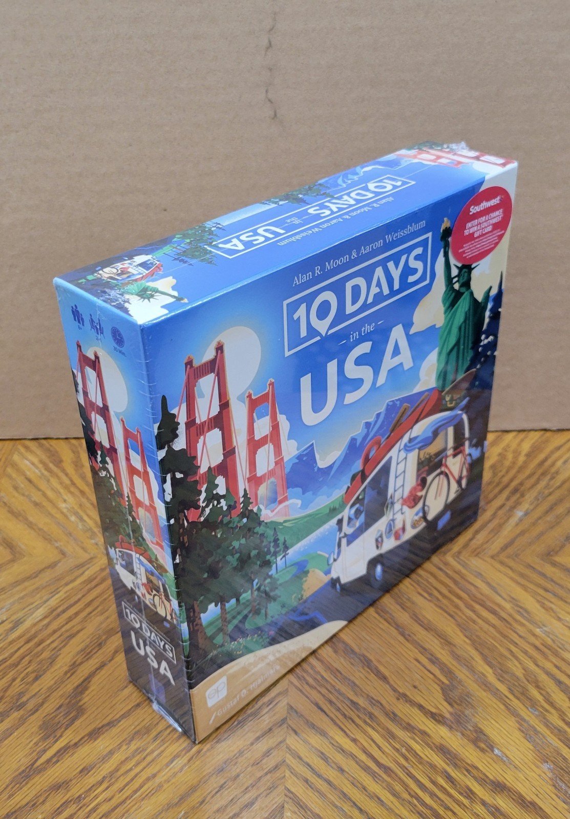 The Op Games 10 Days in the USA Board Game: Educational Focus on Geo & Travel