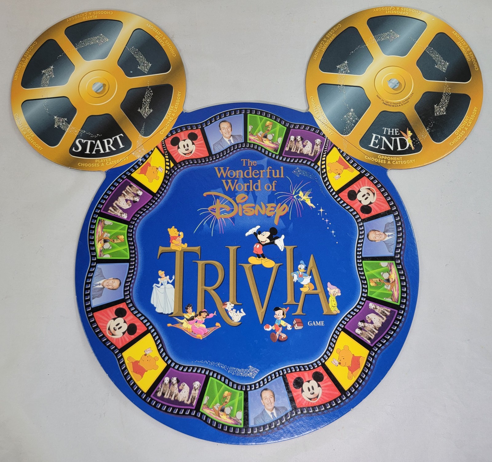 The Wonderful World Of Disney COMPLETE Trivia Board Game In Tin 1997