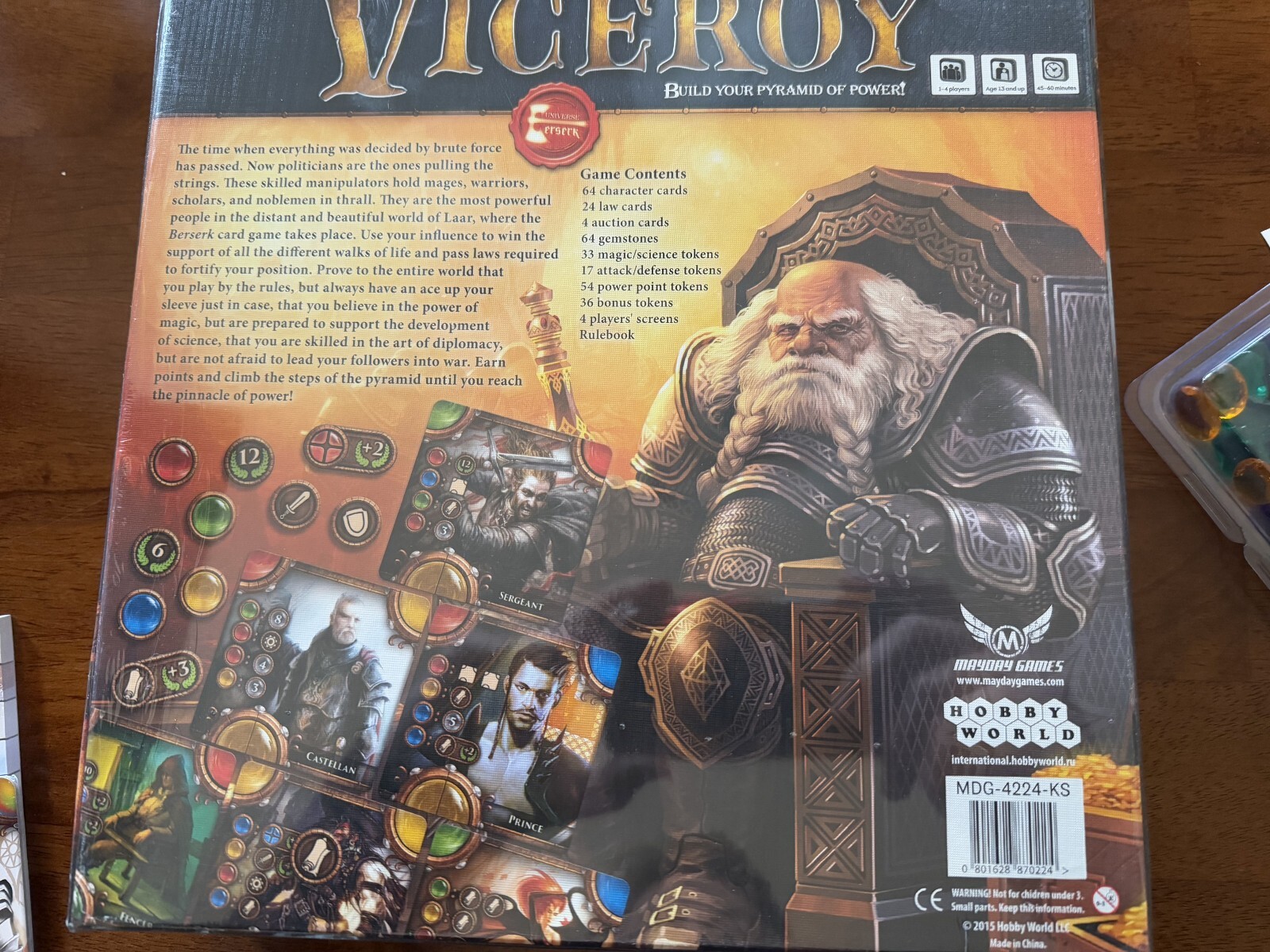 Viceroy board game + extras NEW