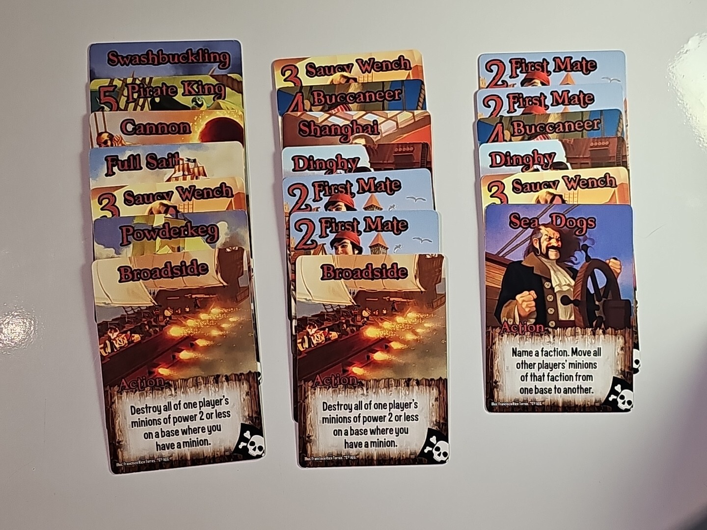 Smash Up PIRATES Faction Pack – Alderac Entertainment Group REPLACEMENT SET