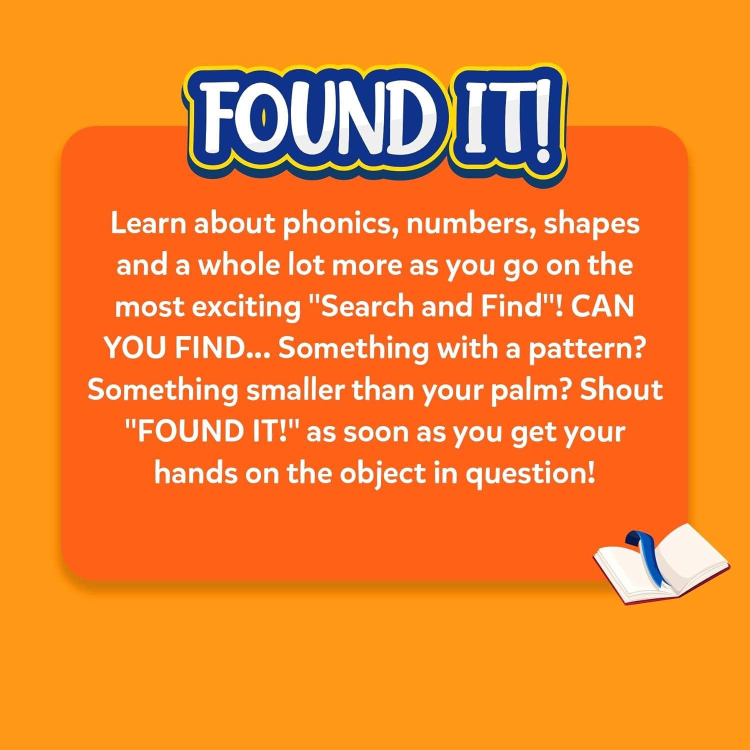 Found It! Educational Scavenger Hunt Card Game for Ages 4-7 – 50 Cards