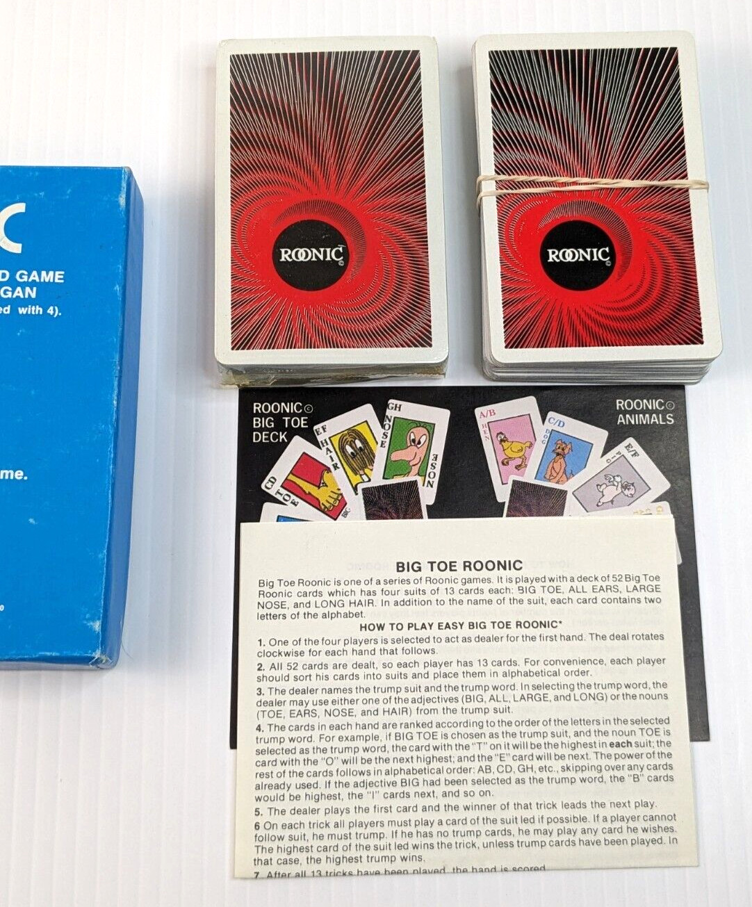 RARE Roonic Card Game 100% Complete 21st Century Bridge Co. 1980