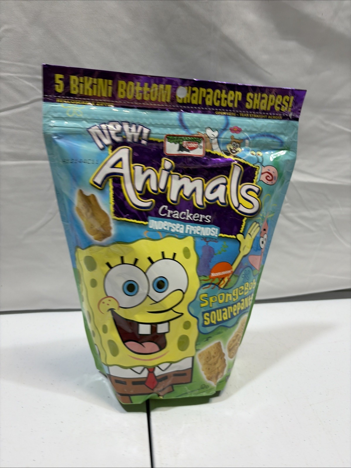 Spongebob Squarepants Animal Crackers Sealed Bag Extremely Rare Wow Nickelodeon