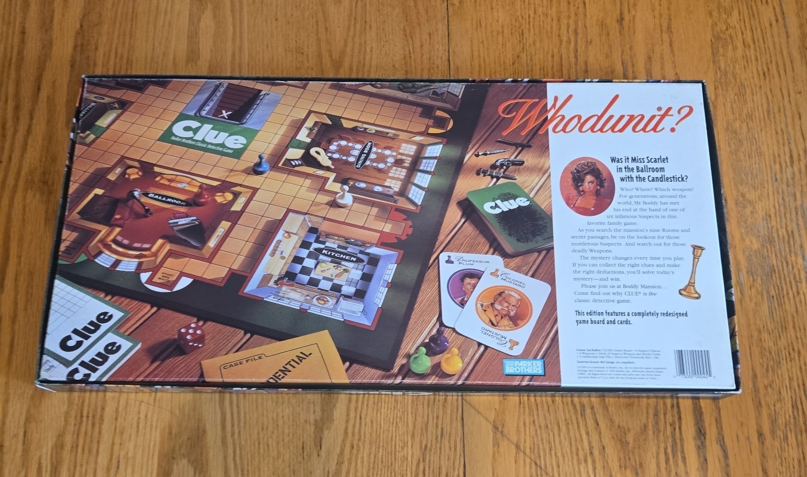 Parker brothers classic detective board game clue complete