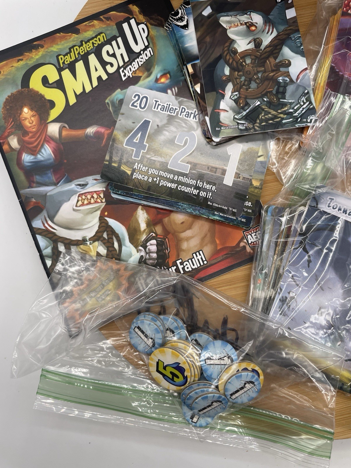 Smash Up It’s Your Fault Board Game Expansion AEG – Near Complete Read Desc