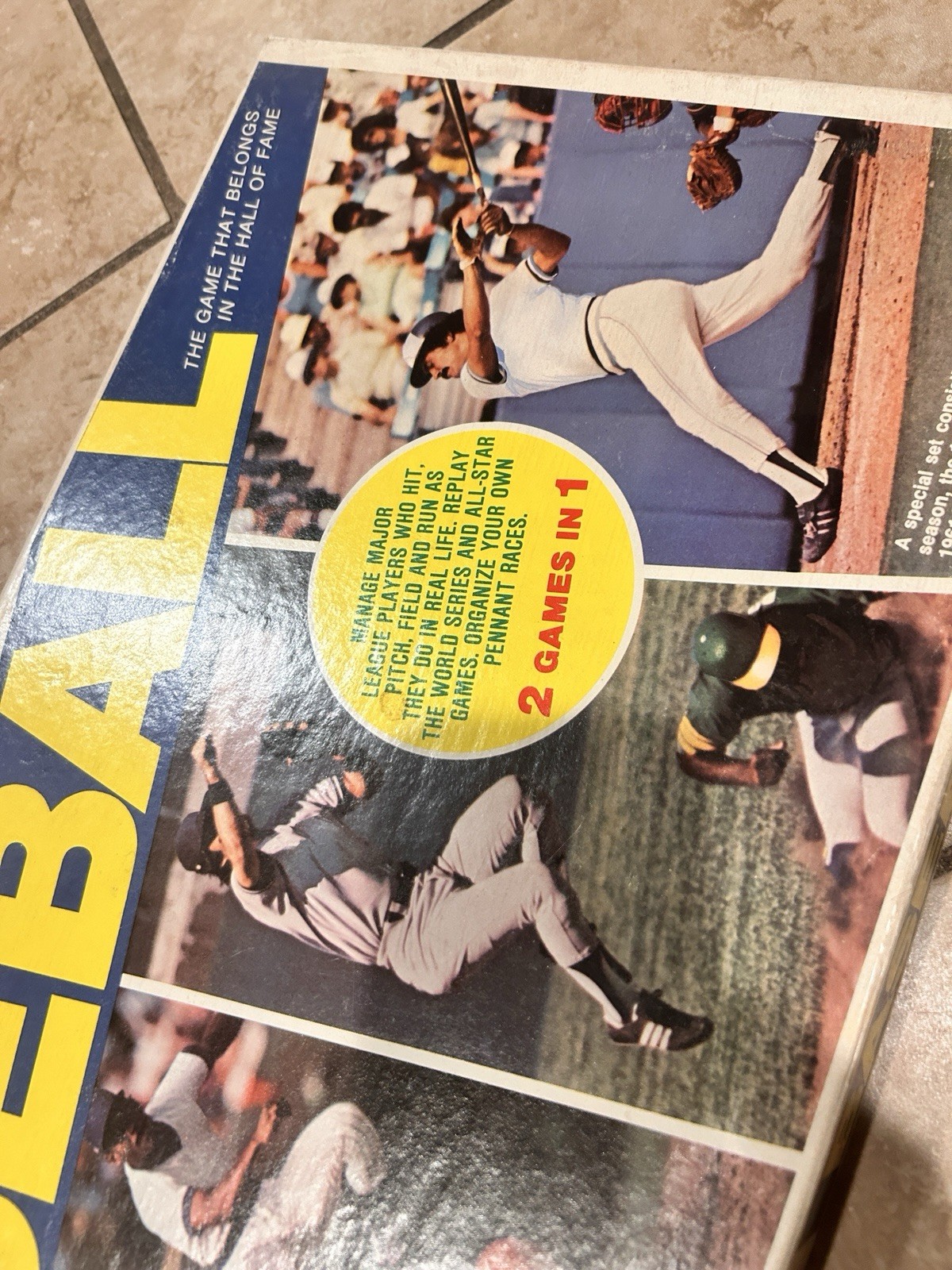 Vintage 1 Strat-O-Matic Baseball Board Game – 980 Season Stats Incomplete