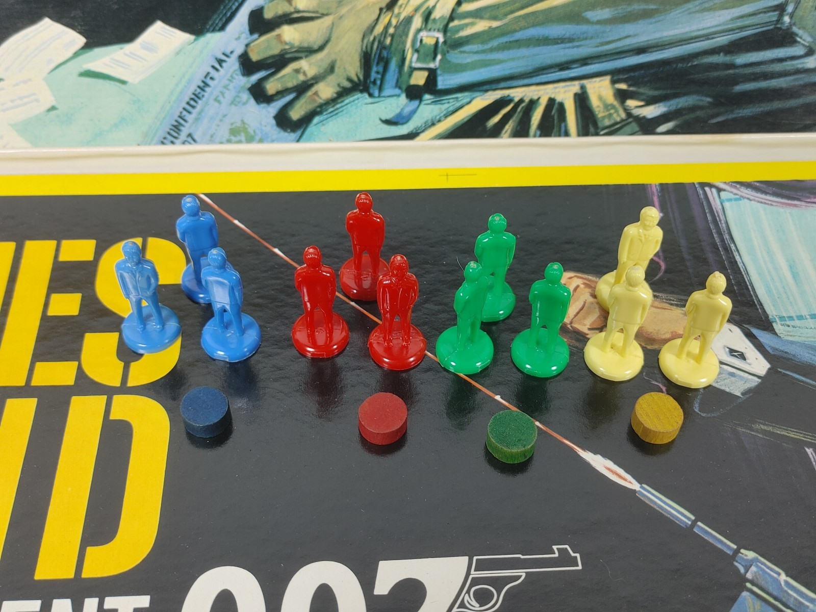1964 James Bond Secret Agent 007 Board Game Complete Vintage Spy Milton Bradley