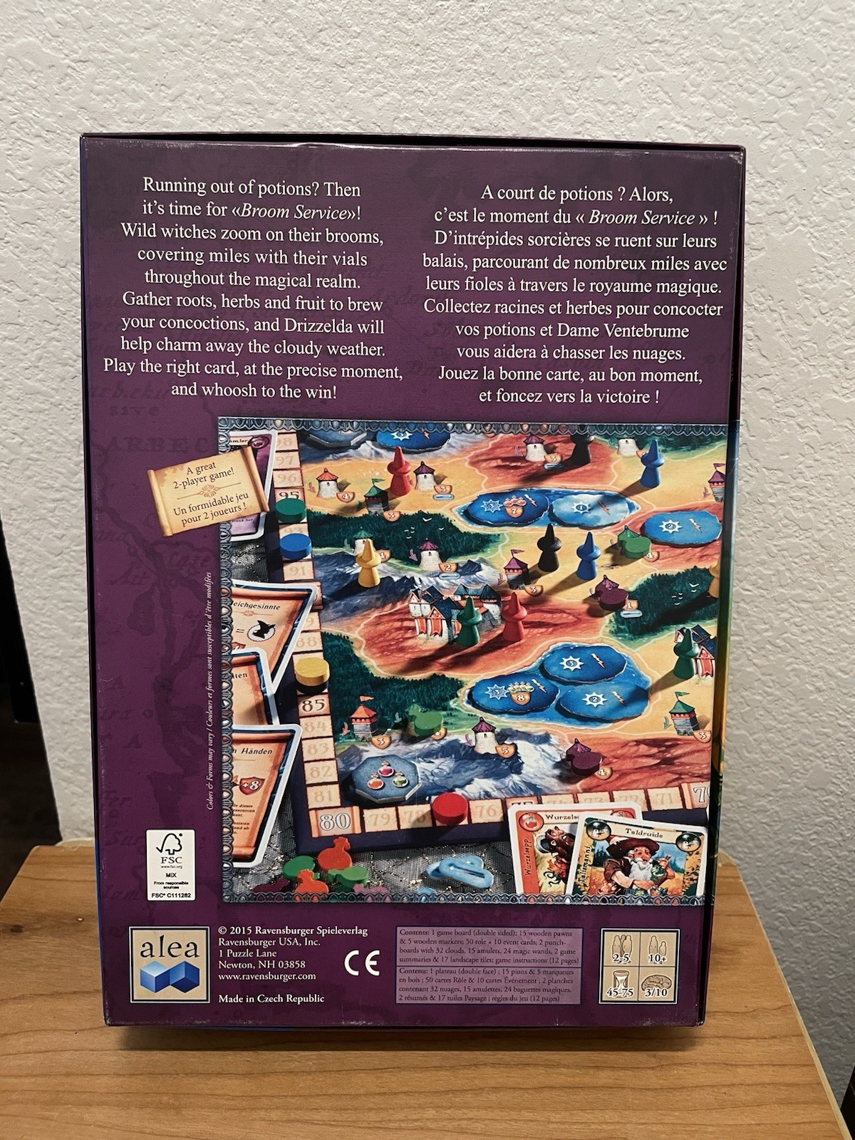 Broom Service Board Game (English/French) (Alexander Pfister) CIB VG Clean RARE