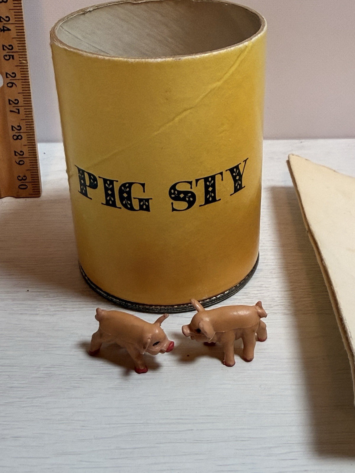 Pig Mania Family Board Game 1977 Vtg David Moffat Pig Mania Dice Chance