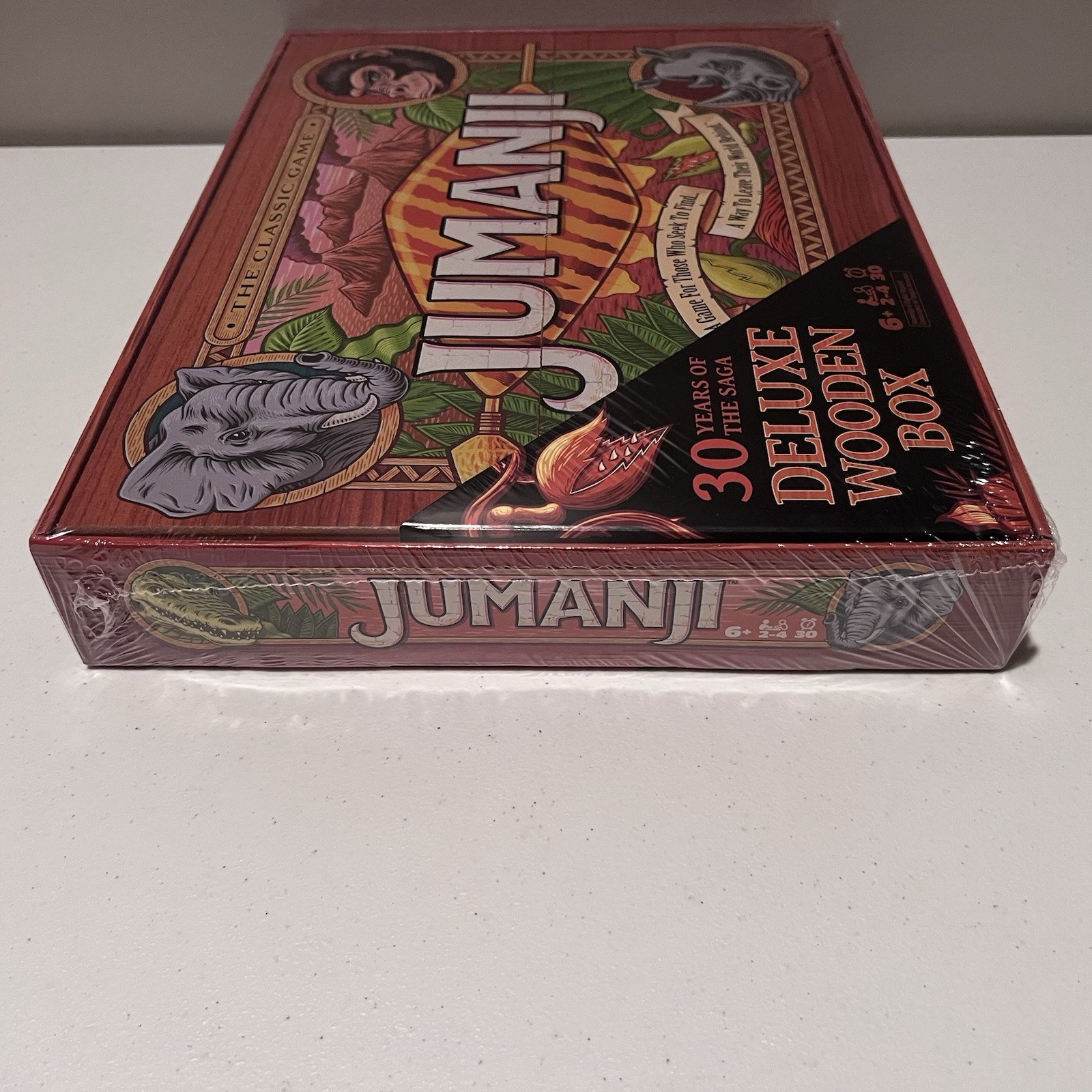 Jumanji 30th Anniversary Board Game Spin Master New Sealed 2-4 Players