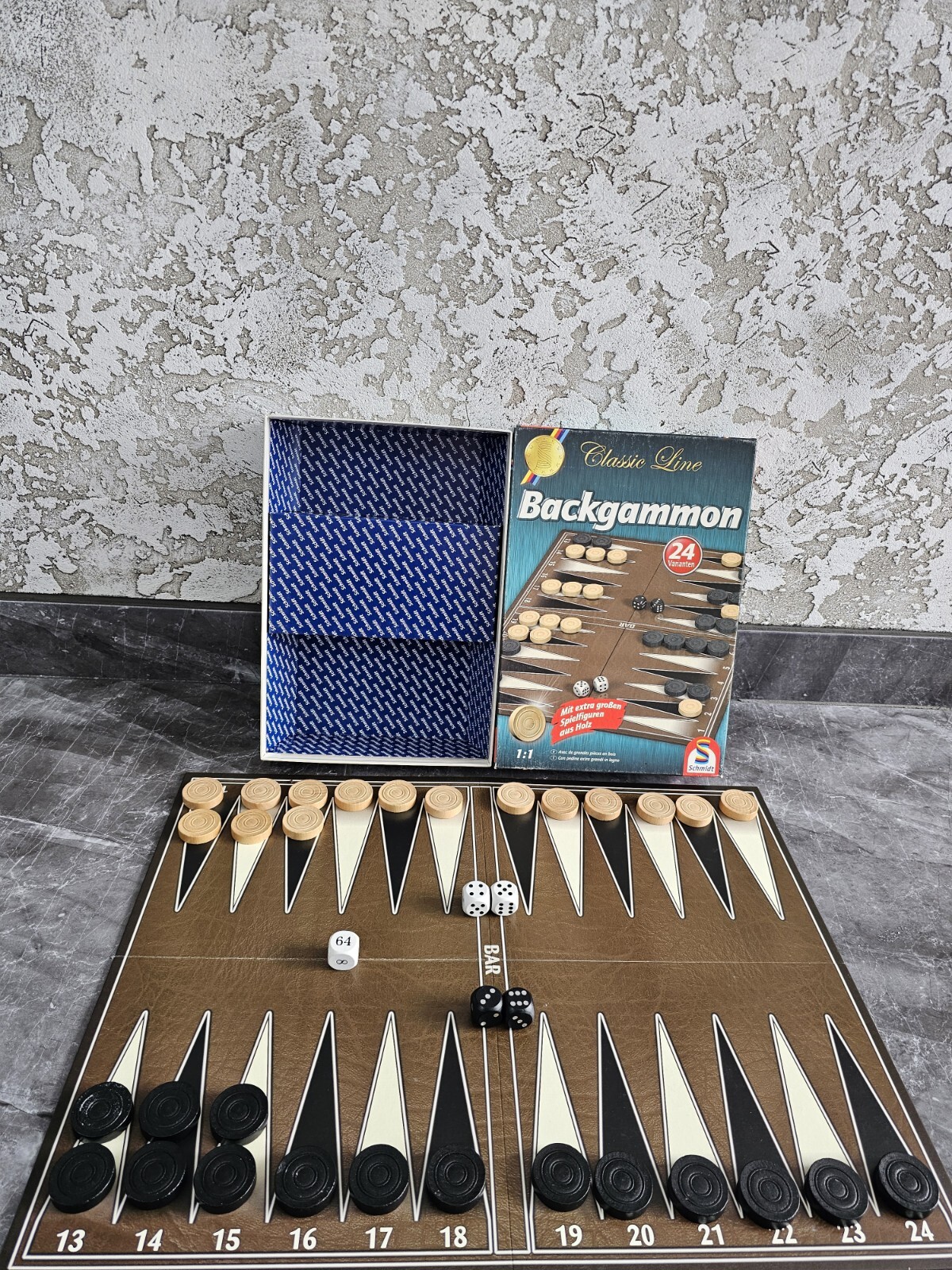 XXXX Backgammon Classic Line, Schmidt, Game, COMPLETE
