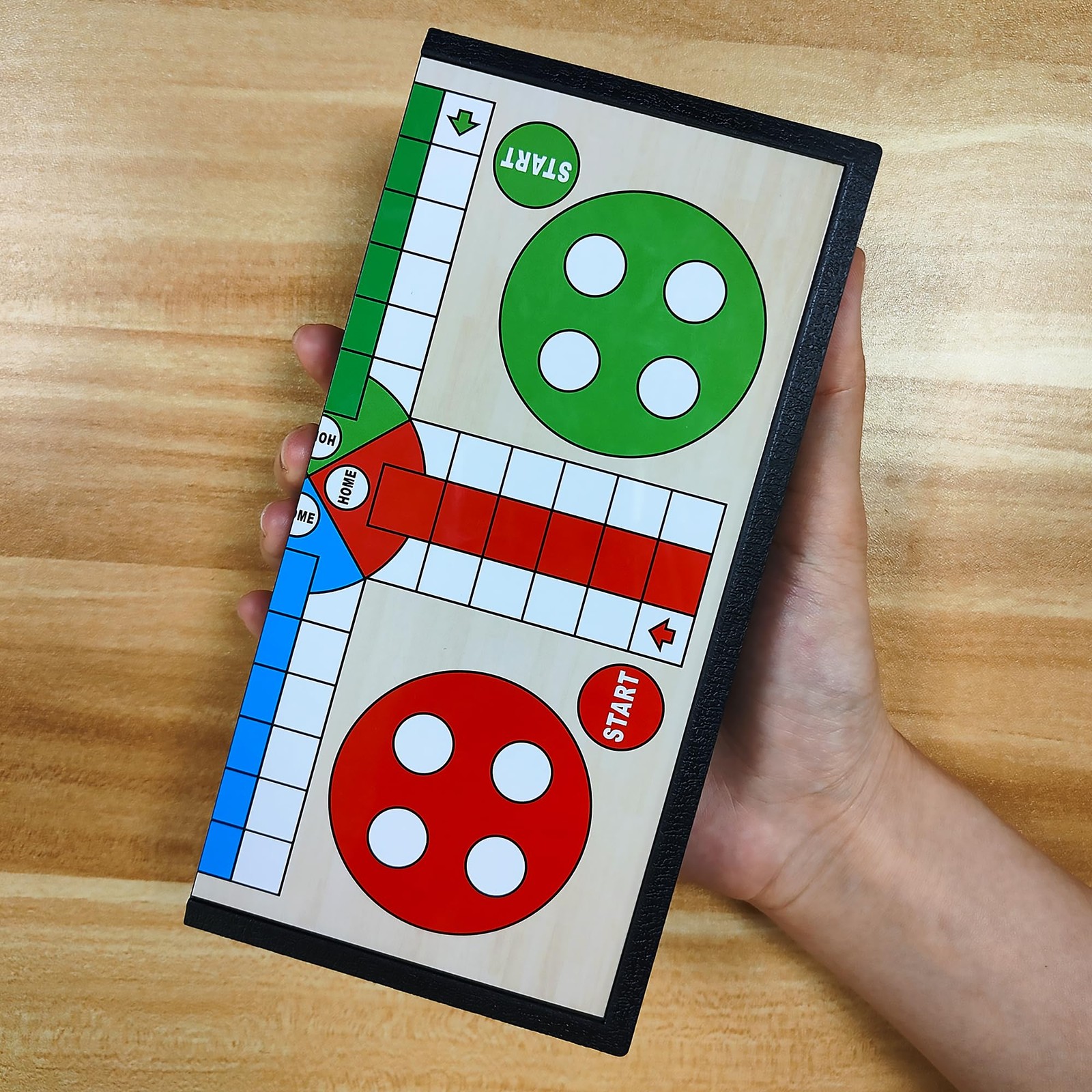 Mini Magnetic Ludo Travel Board Game Set, Folding Design and LightWeight, Gif…