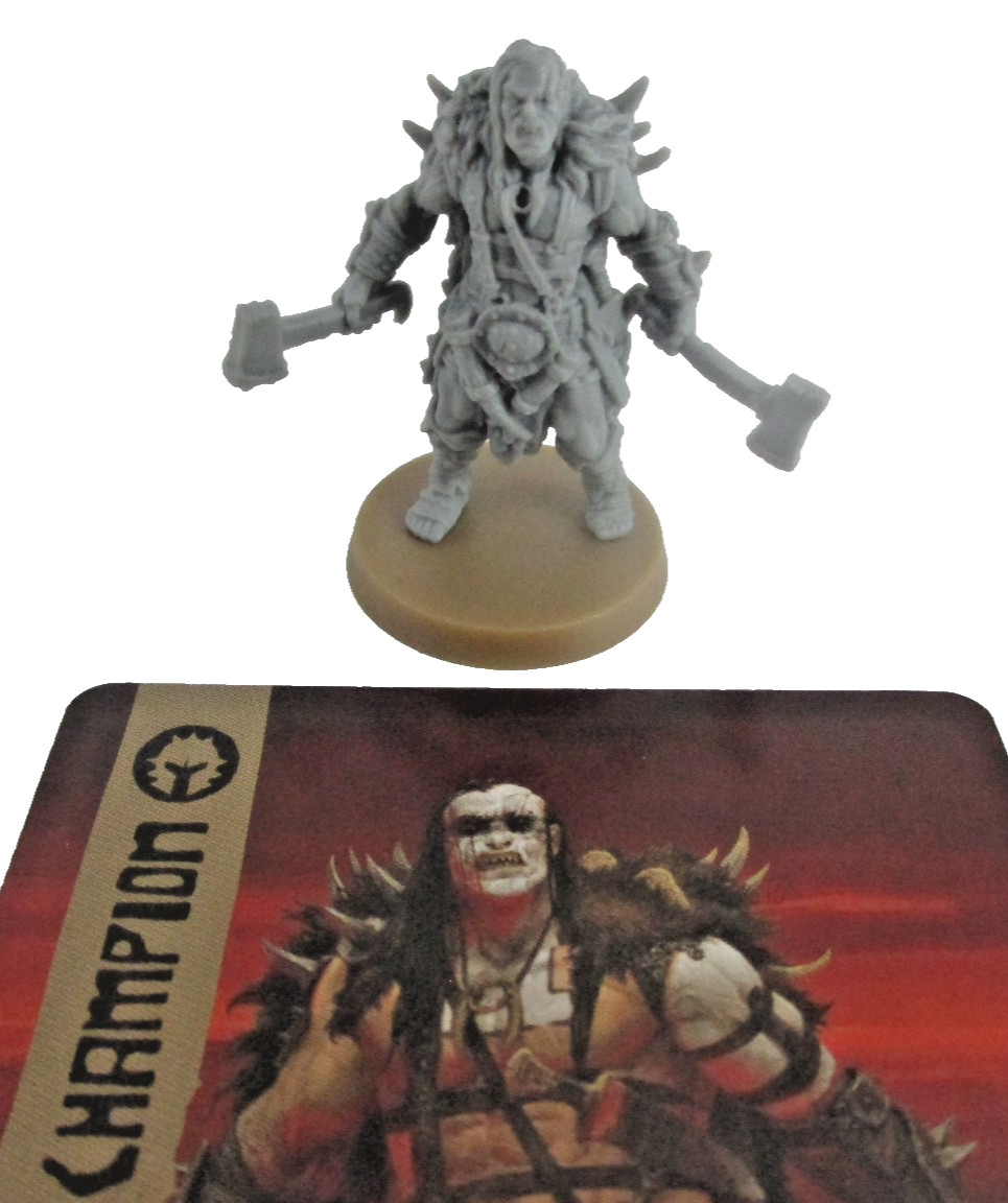 HATE: The Board Game UM’KATOR CHAMPION Mini & Card NEW!!