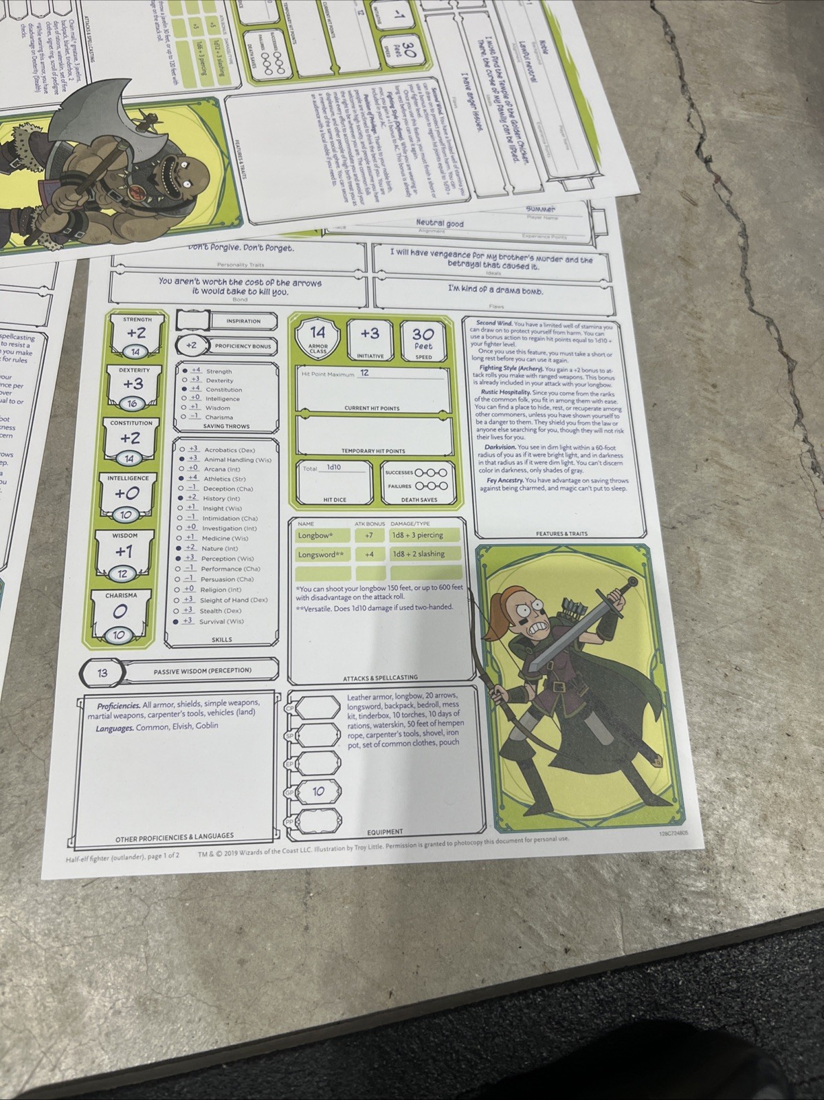 Dungeons And Dragons VS Rick And Morty D&D Tabletop Role Playing Game -COMPLETE!