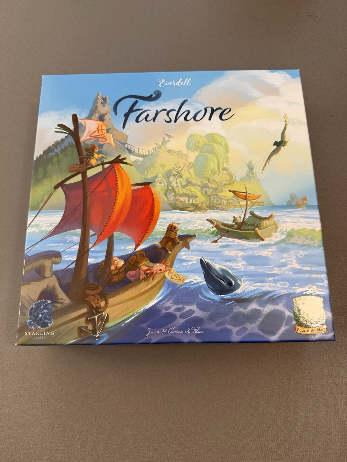 Everdell Farshore – Collector’s Edition w/ Deluxe Components & Solo – Board Game