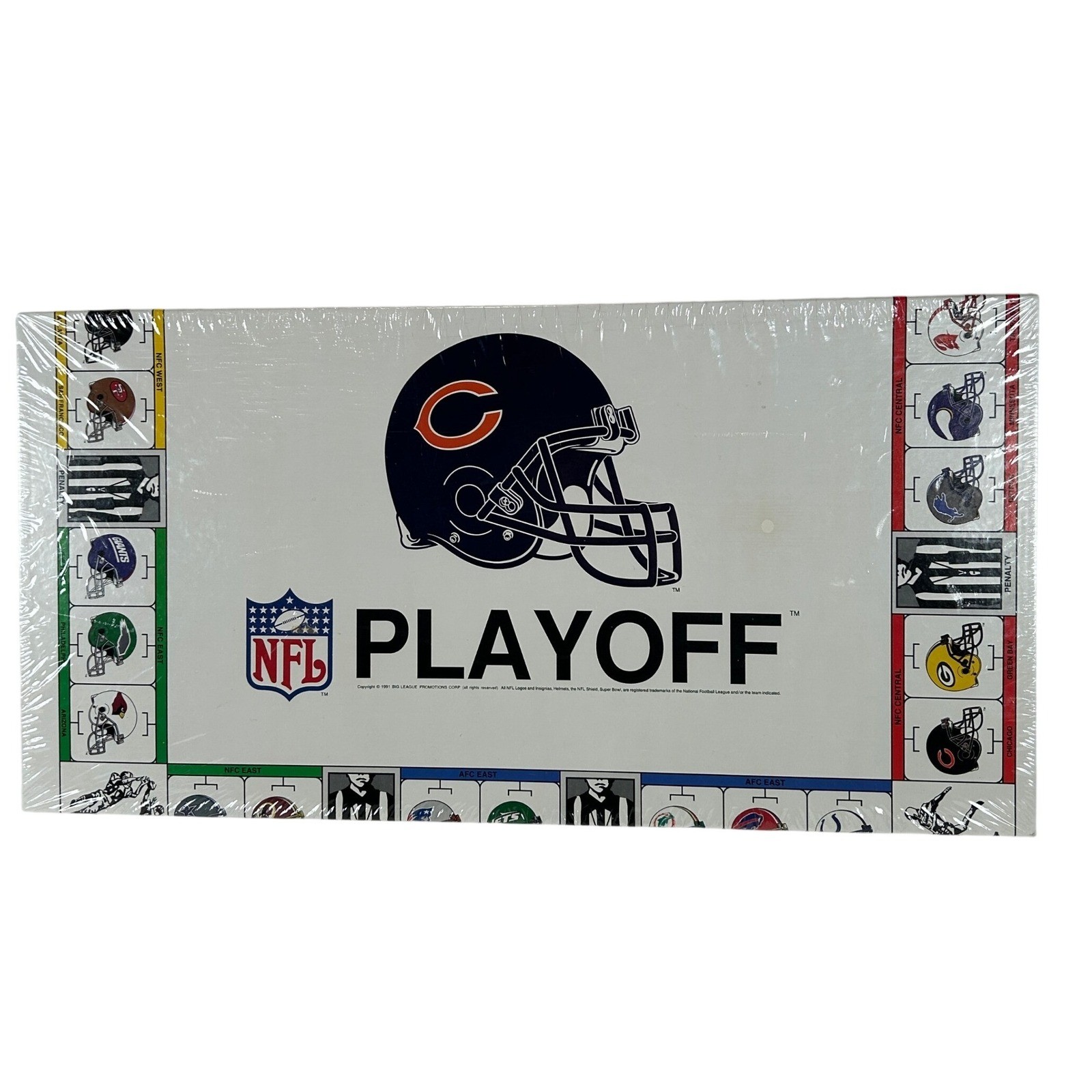 Vintage 1991 NFL Playoff Chicago Bears Board Game Factory Sealed New 90s Sports