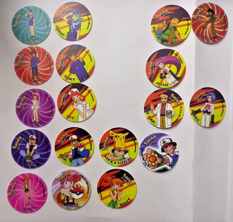 Pokemon Tazos 151/151 Generation 1 – With Plastic Bottle