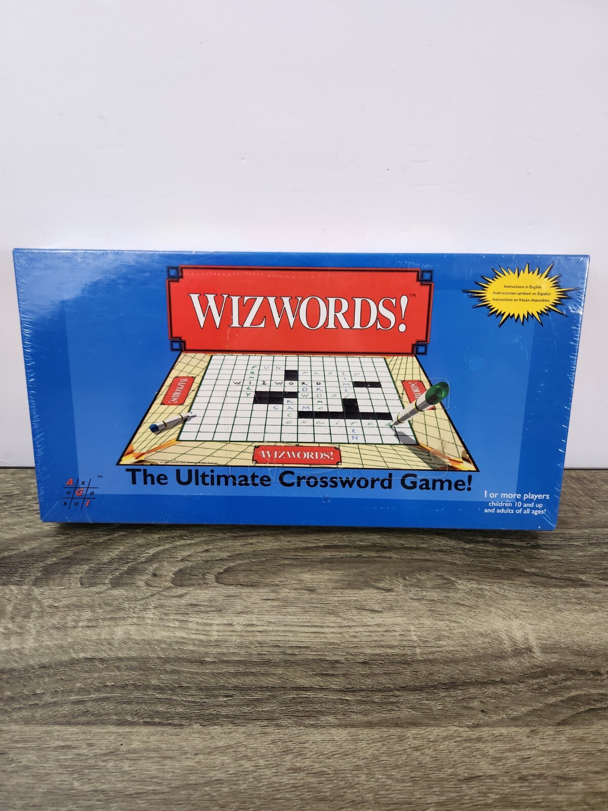 Wizwords The Ultimate Crossword Game by Alexander Game Industries 1995 NEW