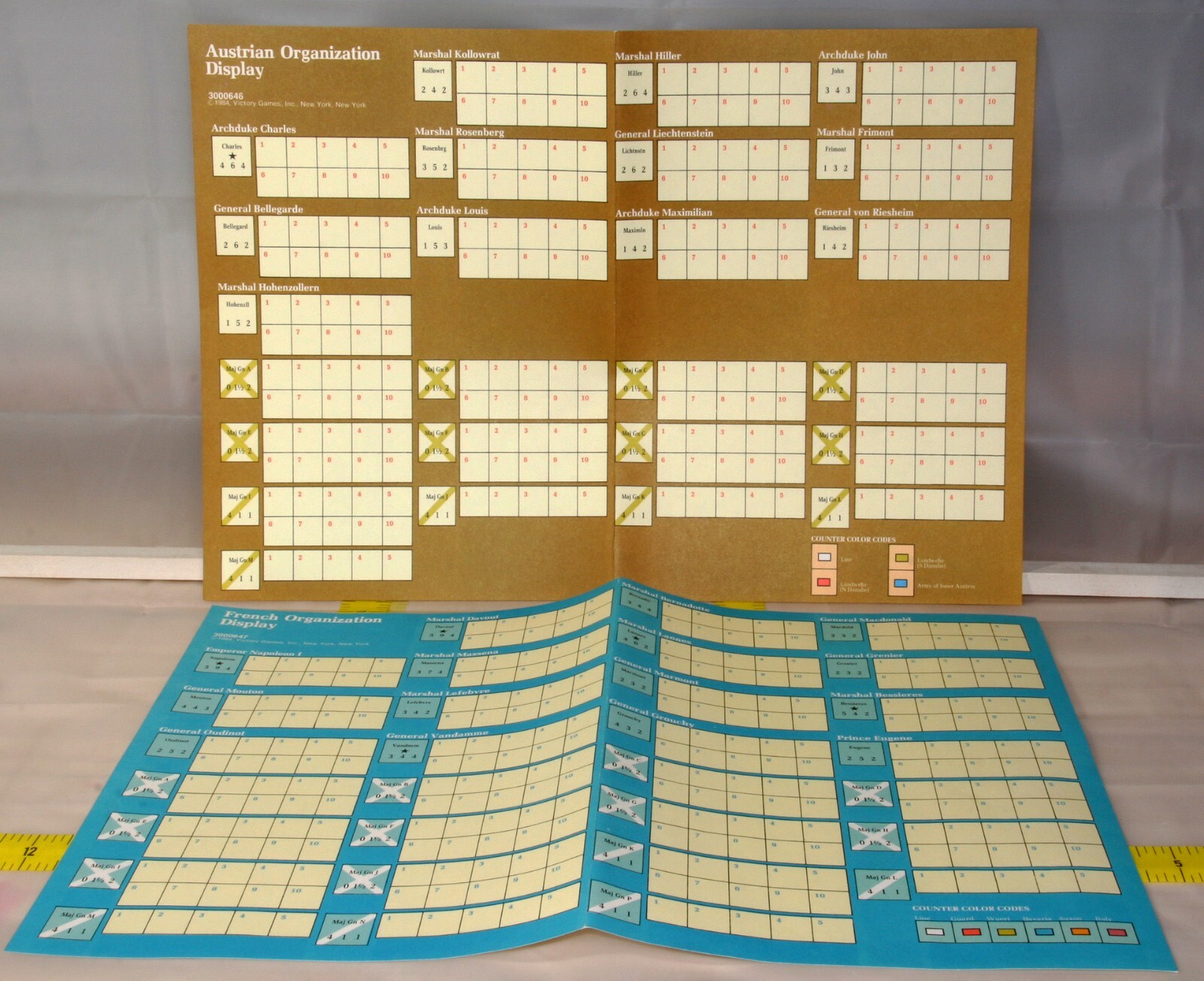 Victory Games 1809 Napoleon’s Danube Campaign Complete Unpunched