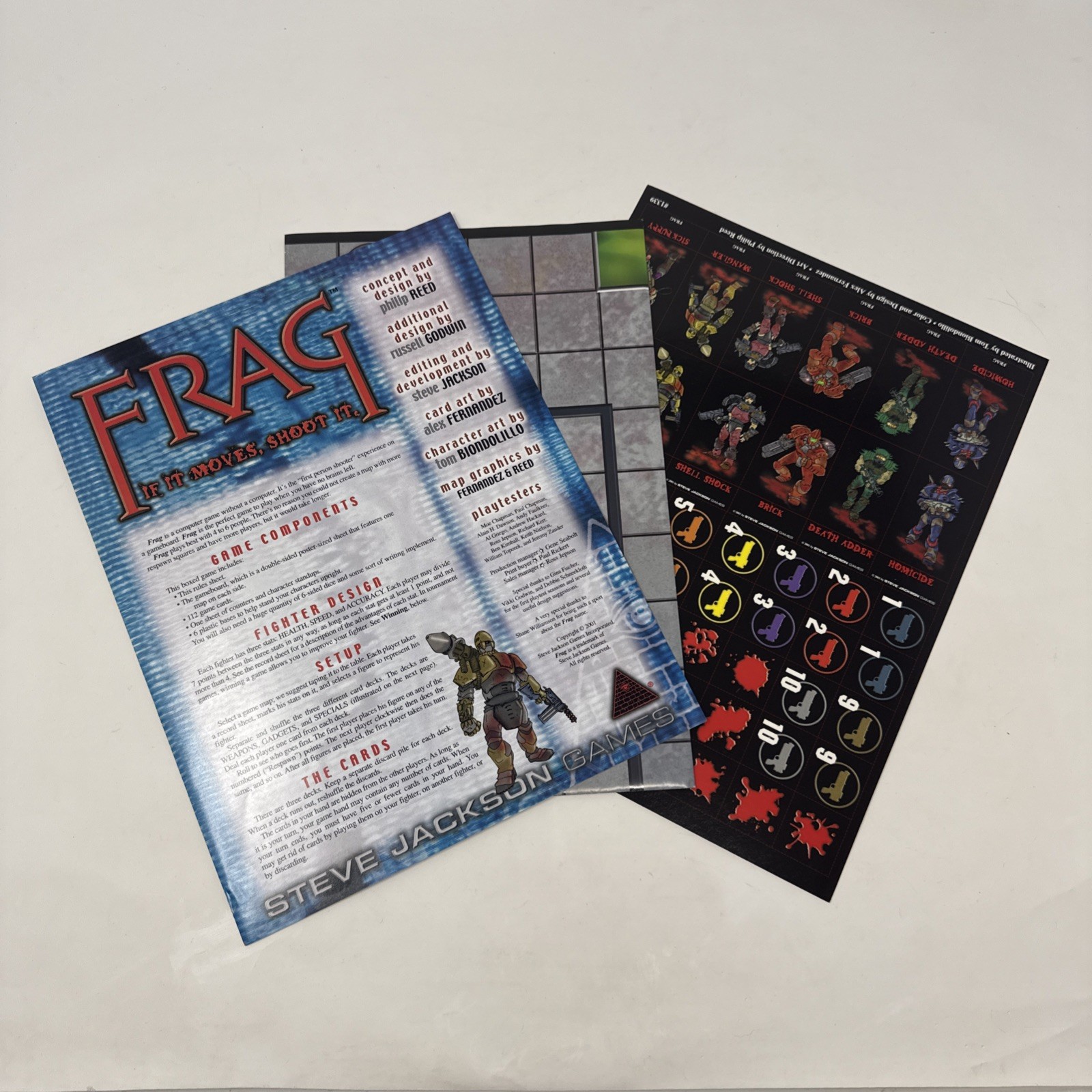 Frag Board Game (1st Ed, Large Box) Steve Jackson Games
