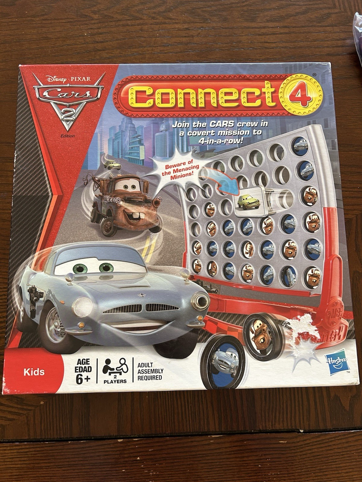 Hasbro Disney Pixar Cars 2 Connect 4 Complete