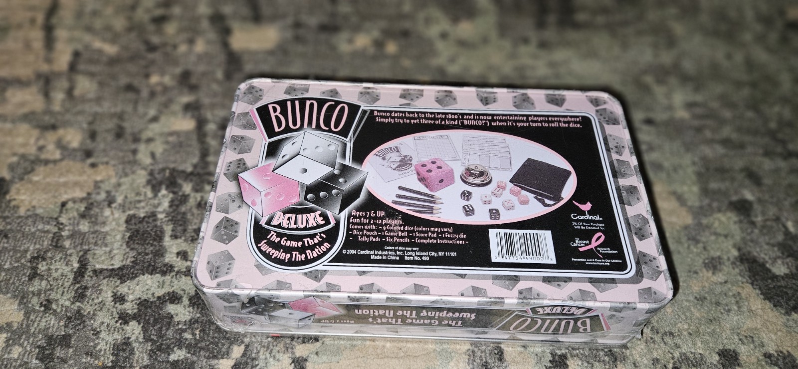Bunco Deluxe Pink In Tin (2004) Brand New Factory Sealed!!