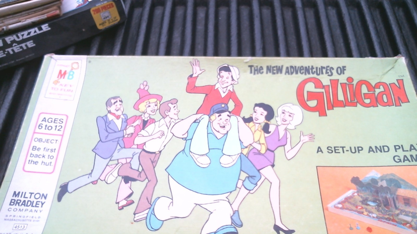 Milton Bradley Gilligan Island Board Game Filmation 1974