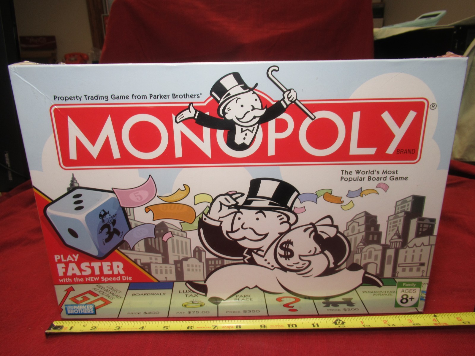 2007 Hasbro Monopoly Board Game, Parker Brothers New, Factory Sealed!