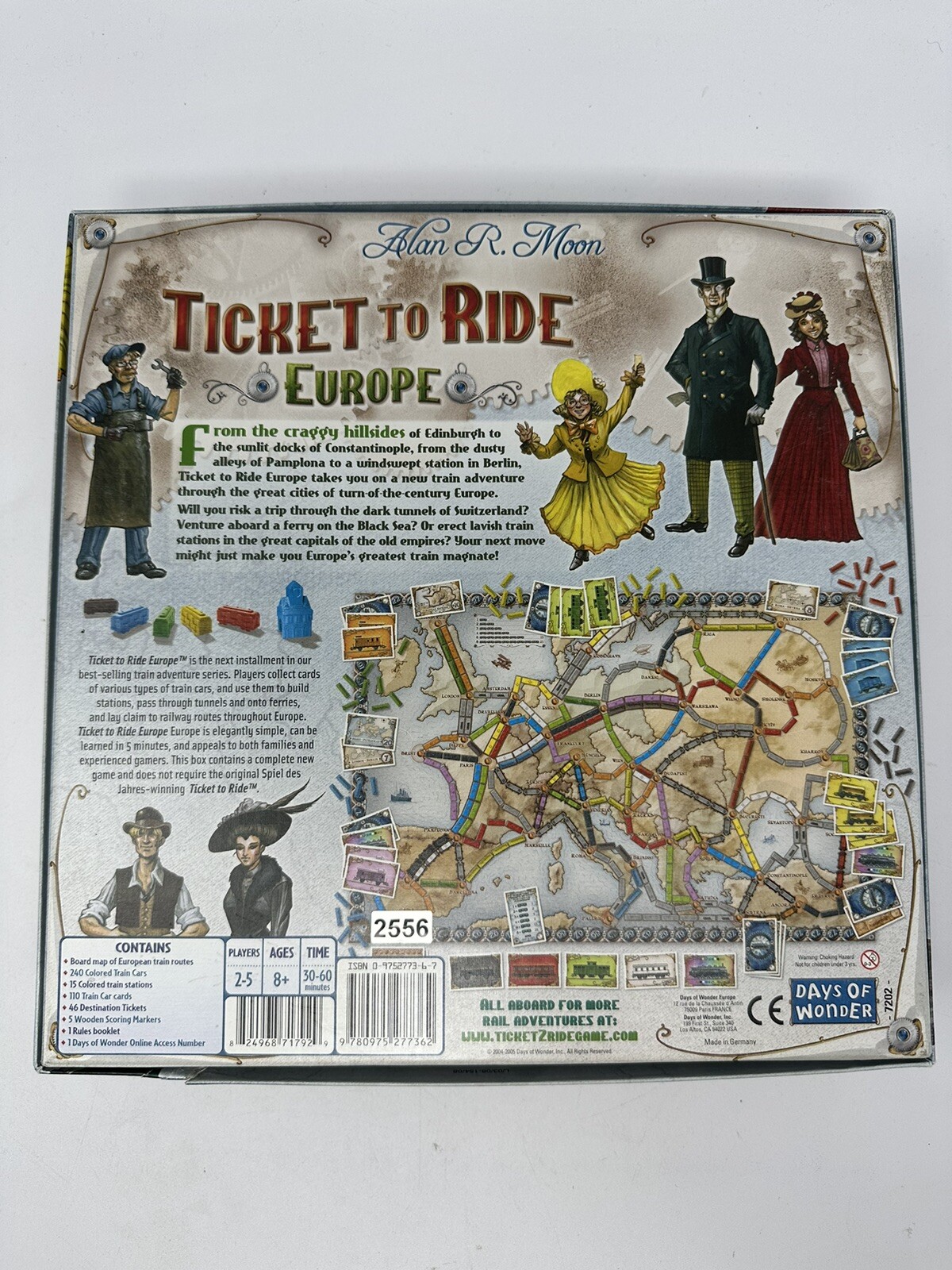 Days of Wonder Ticket to Ride Europe Board Game