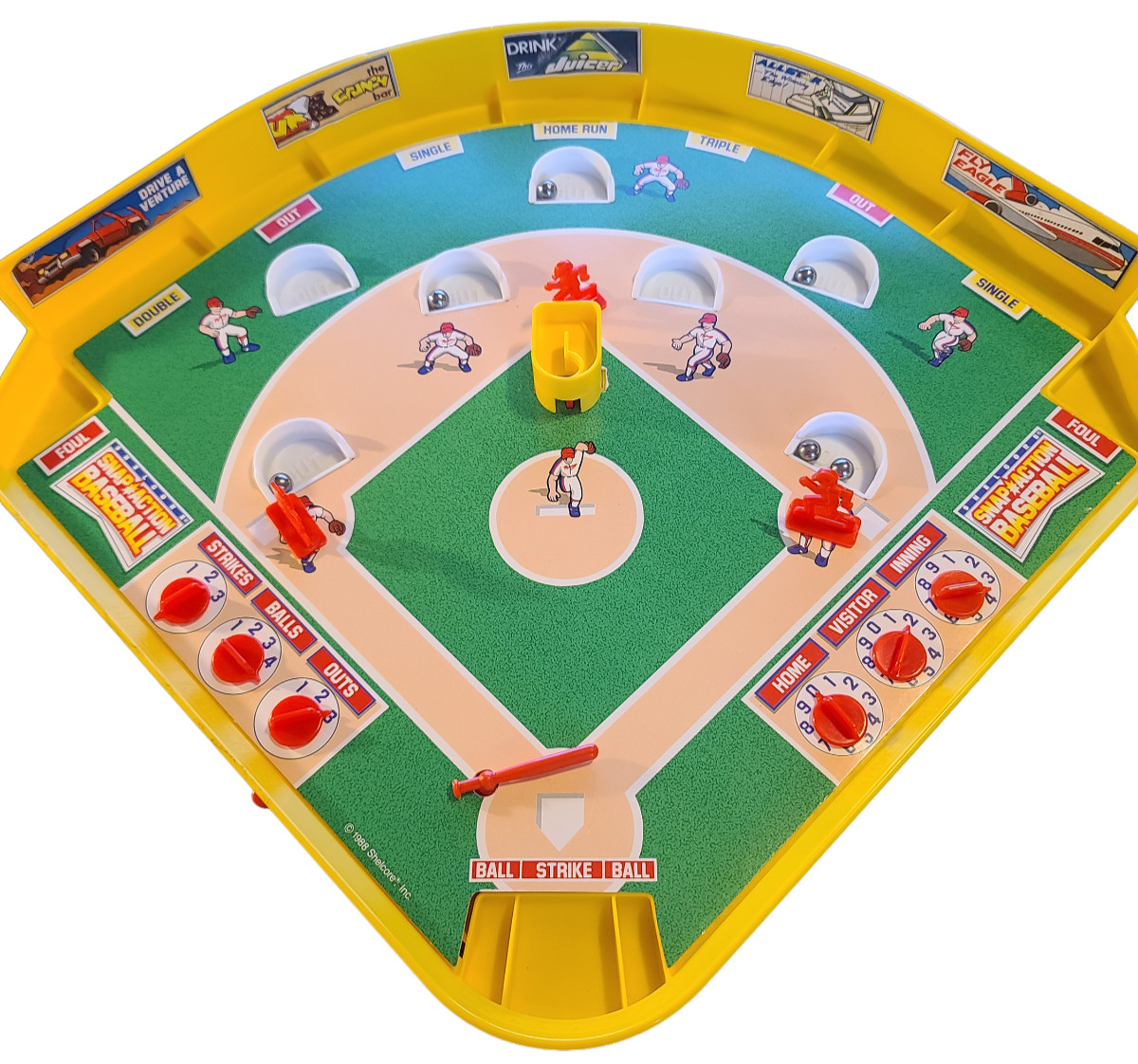 Time Machine Baseball Vintage Tabletop Game Complete Open Box Excellent Conditio