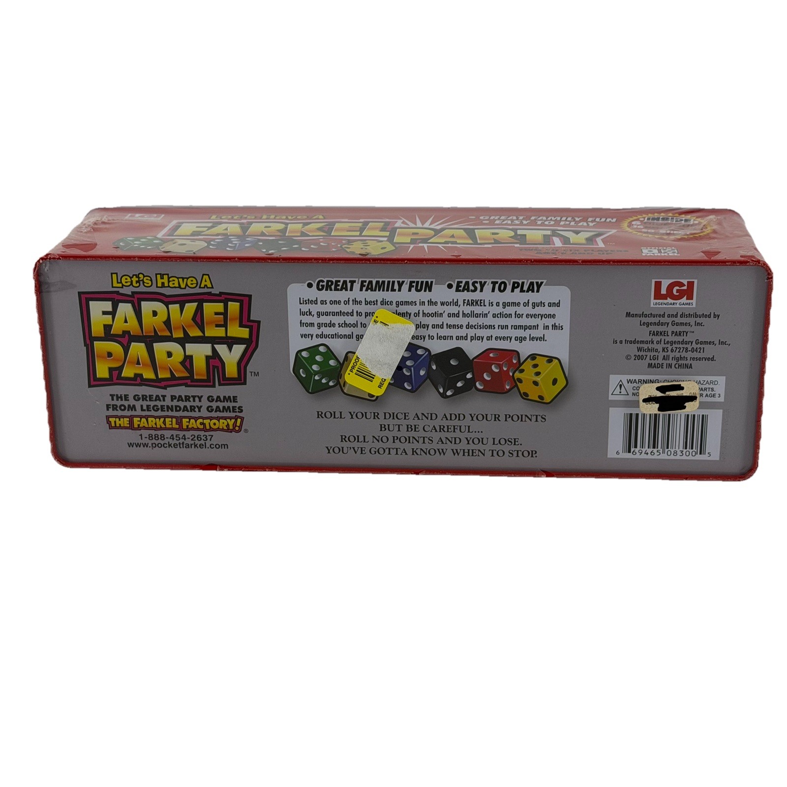 Farkel Party Game – Classic Family Dice Game. SEALED BRAND NEW Free Shipping