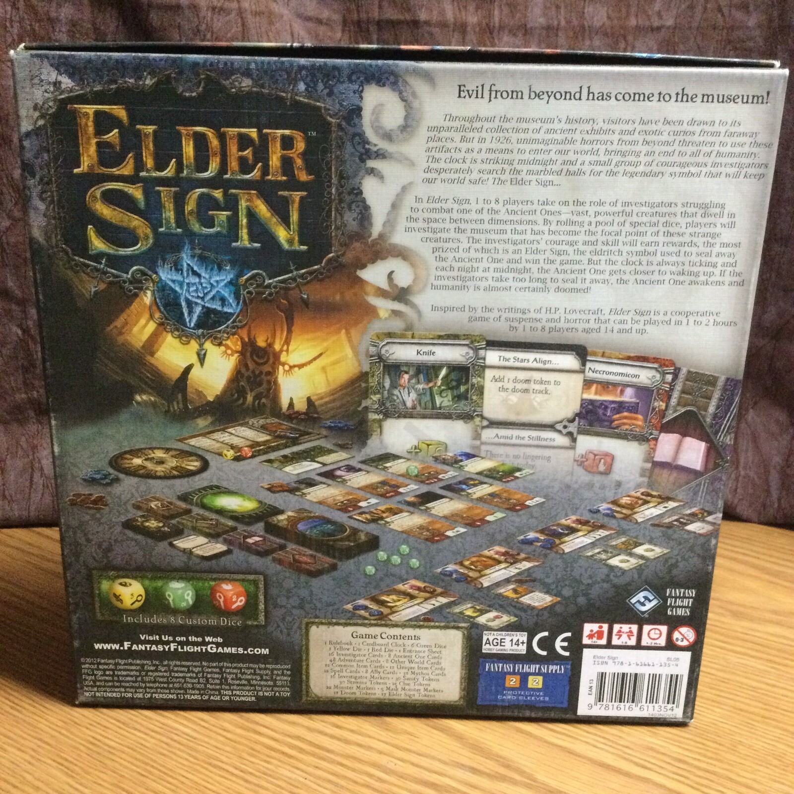 Elder Sign Cooperative Dice Game Great Condition Arkham Horror Files – READ