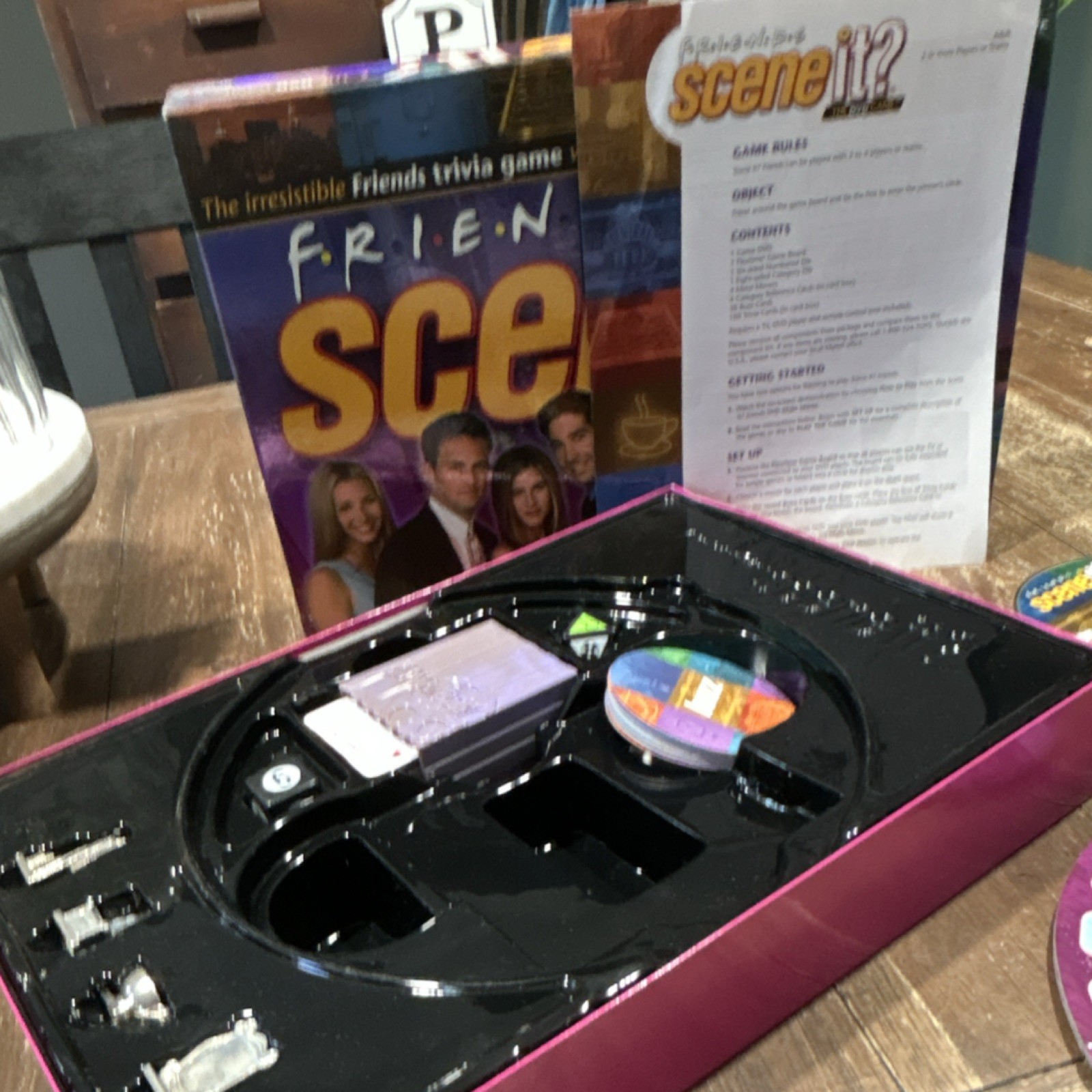 Vintage 2005 Screenlife Friends Scene It? DVD Game Version Complete Board Game