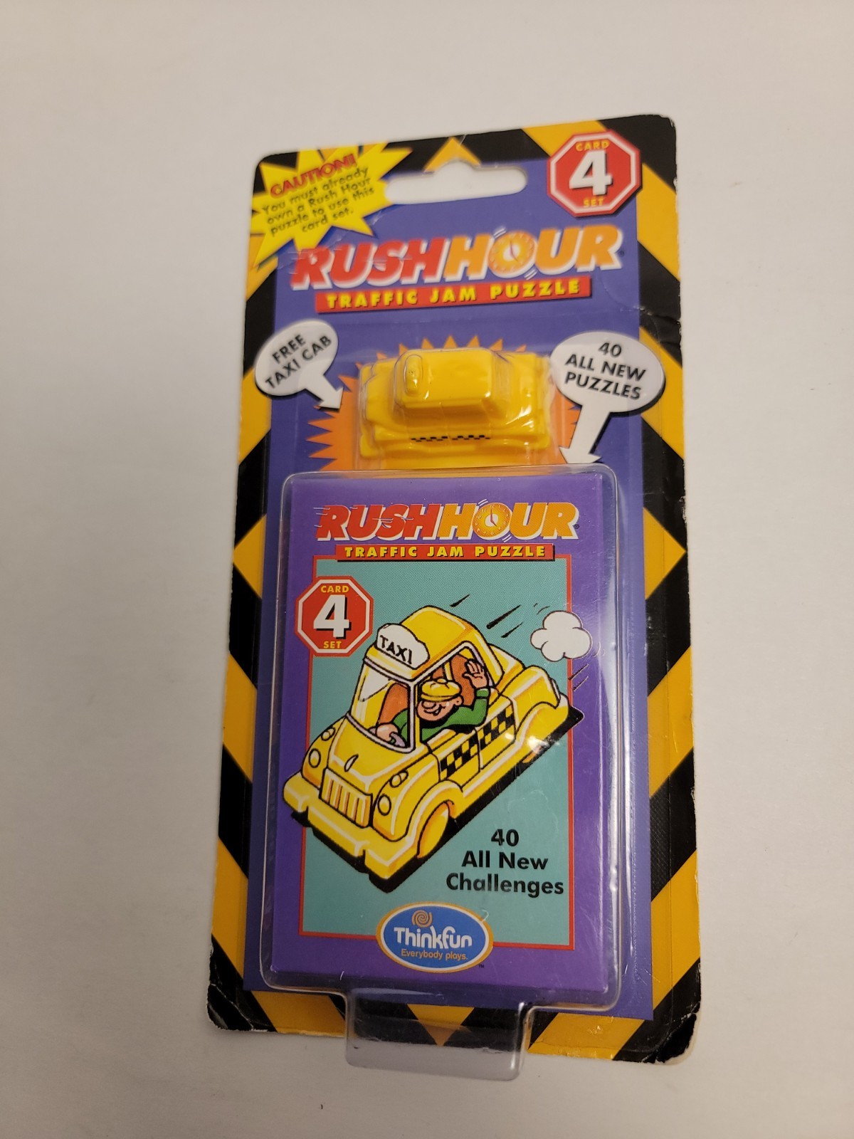 1999 Rush Hour Jam Card 4 Set 40 Cards & Car Sealed In Package Think Fun